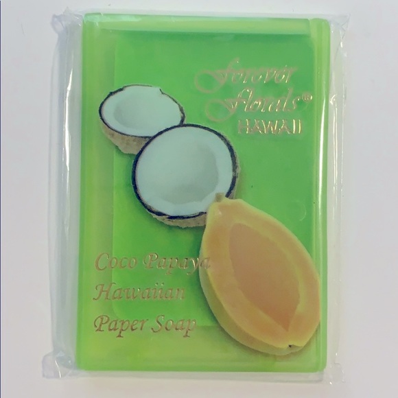💟5 for $25💟 Coco Papaya Hawaiian Paper Soap - Picture 1 of 4